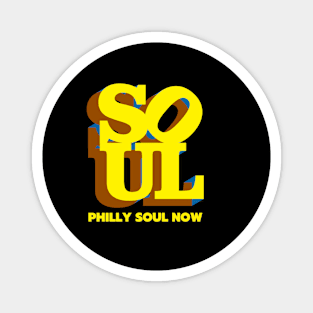 Vintage Logo- Philly Soul Now Magnet